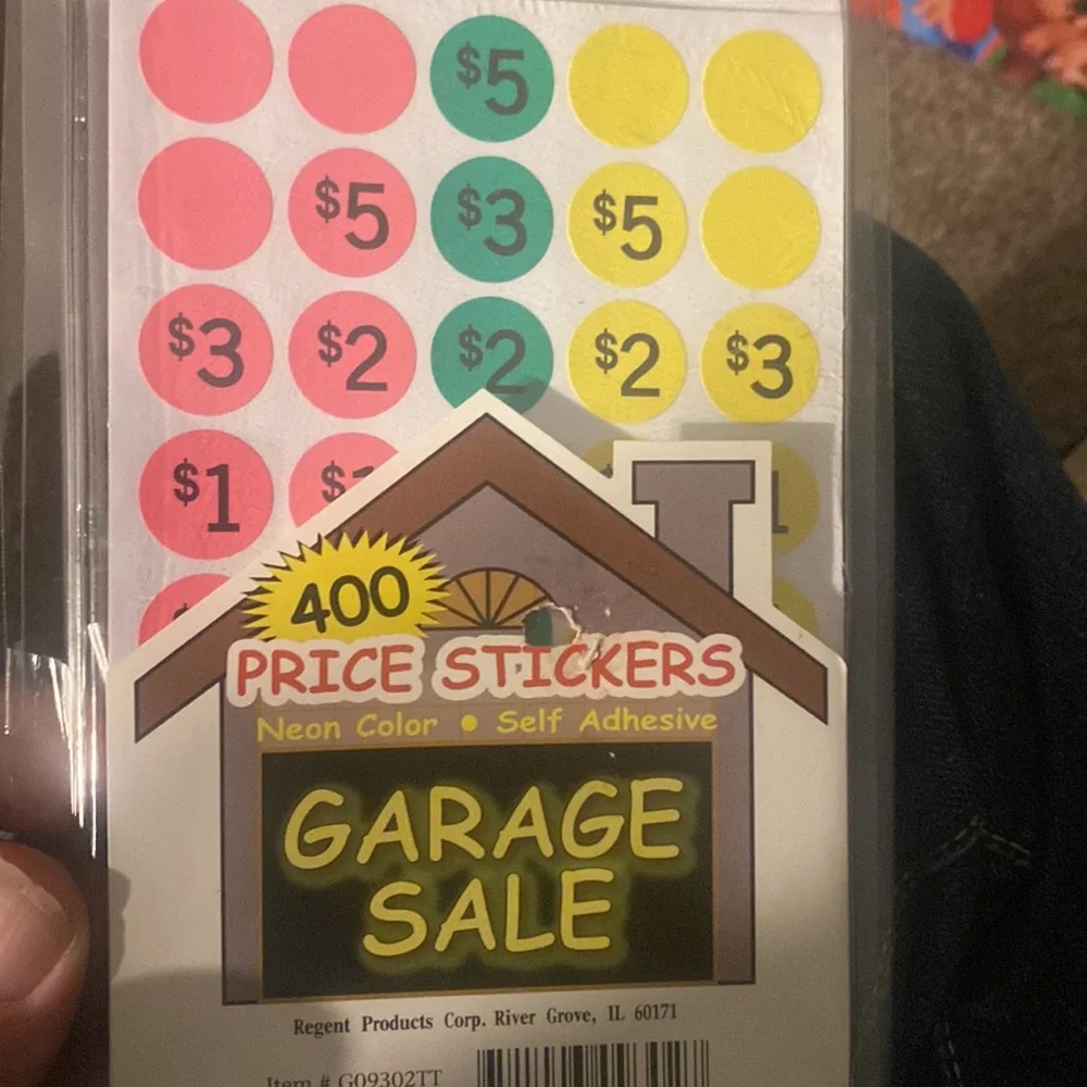 1200 Garage Sale Stickers